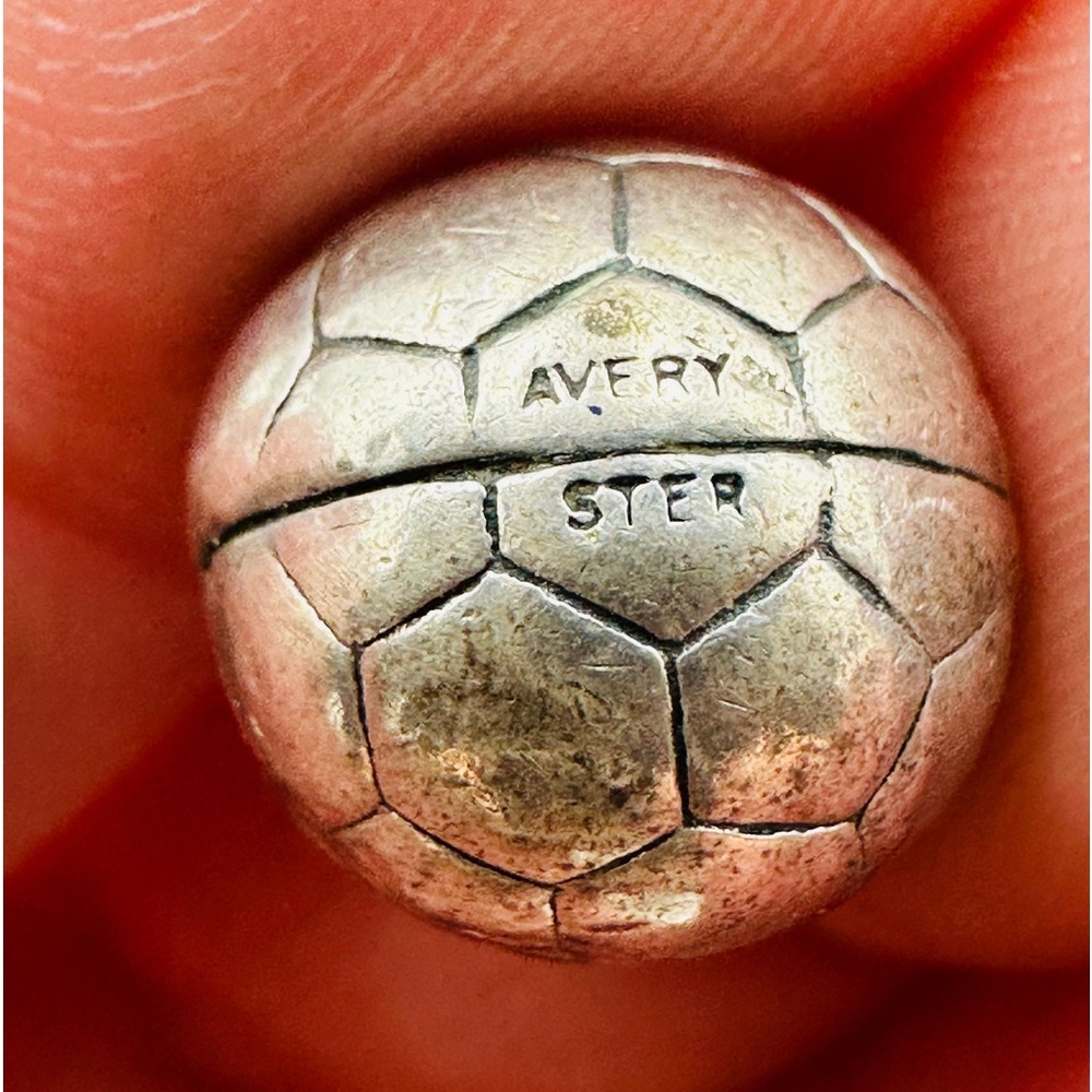 James Avery Solid Sterling Silver Soccer Ball Cha… - image 2